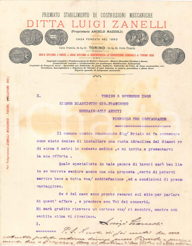 1902 torino ditta luigi - torino,