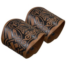 2 Piece Faux Leather Bracelet