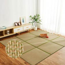 Nisorpa 71'' x 71'' Tappetino Tatami Giapponese Igusa Tatami Materasso 0,47'' Spessore Ja...