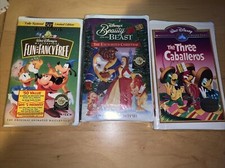 Disney Movies VHS Lot Of 3