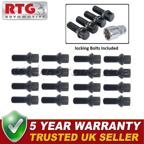 16x bulloni neri 4x - 16x,