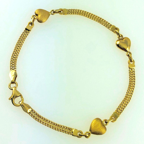 Bracciale oro 750 cuore - bracciale,