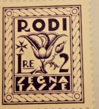 1944 Possedimenti italiani nell'Egeo isola di Rodi