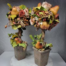 Topiaria rosa pera vintage 18"