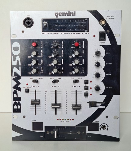 Mixer gemini bpm 250 per - gemini,
