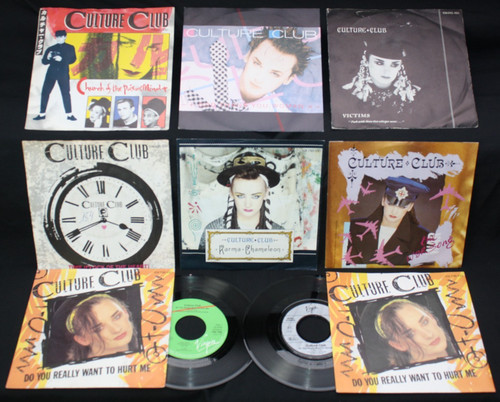 Culture club singles - 8x, 7"