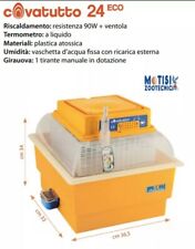 INCUBATRICE MANUALE COVATUTTO 24 ECO ADATTA A TUTTE LE UOVA / NOVITAL