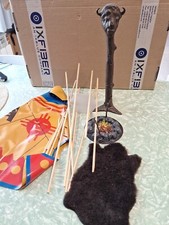 BIG JIM VINTAGE MATTEL VILLAGGIO INDIANO TENDA INDIANA TOTEM PELLICCIA BJ3