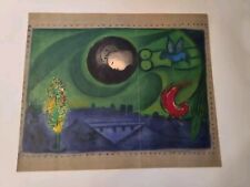 Marc Chagall 1954  Quai de Bercy da Derriere le Miroir (Mourlot 93)