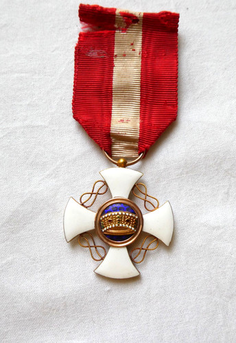 Medaglia croce ordine corona - croce,