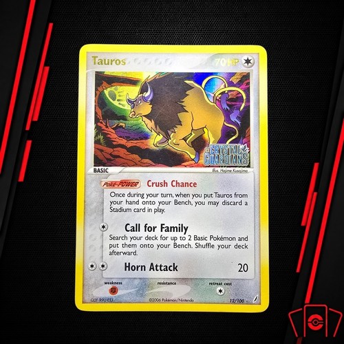 Pokémon tauros 100 - tauros, ex