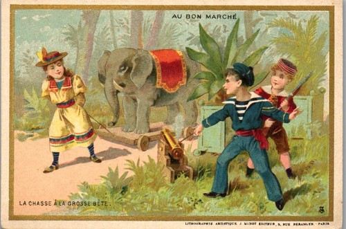 Chromos bon marche - marche,