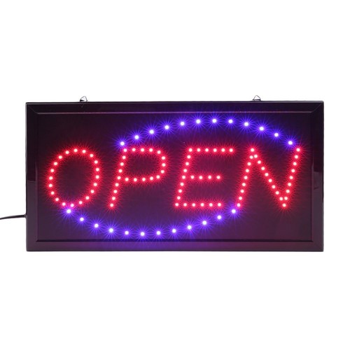 Insegna luminosa led con - insegna, a