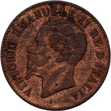 Italia 2 Centesimi 1861