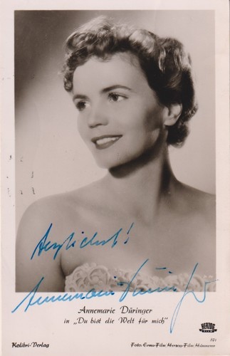 Annemarie duringer autografo - duringer,