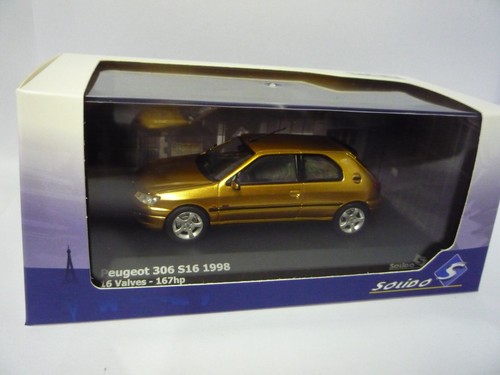 Solido peugeot 306 s16 gold - peugeot,