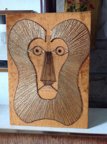 String art pannello vintage - string-art,