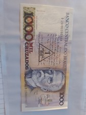 Banconota America-Brasile Banco Central Do Brasil 1000 MIL CRUZADOS