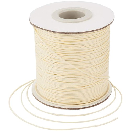 Filo poliestere cerato beige