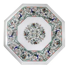 Tavolo angolare in marmo 12" -