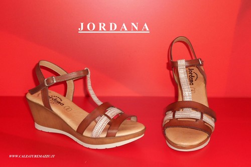 Sandali pelle con - in, zeppa