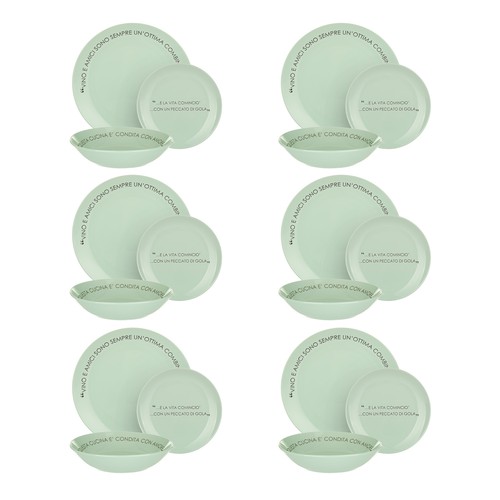 Servizio piatti ceramica - servizio,