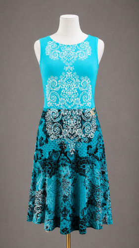Abito desigual liz realizzato - abito,
