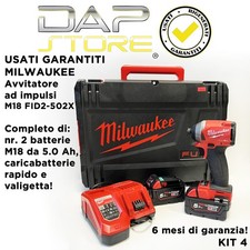 USATI GARANTITI - Avvitatore ad impulsi M18 FID2-502X con 2 batterie e garanzia