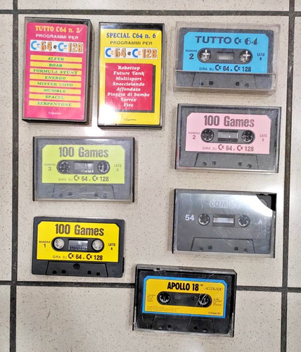 Lotto misto cassette commodore - misto,