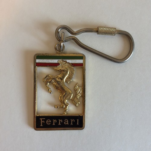 Vintage ferrari keychain - ferrari,