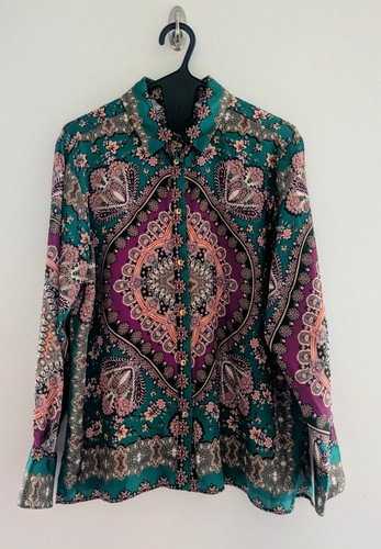 Zara paisley camicia donna - zara,