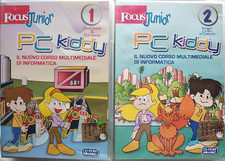 2 cd-rom win mac corso informatica pc kiddy hardware software internet reti