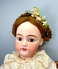 Bella bambola testa di porcellana antica Simon Halfig 1079 -11 DEP 58 см SH DEP