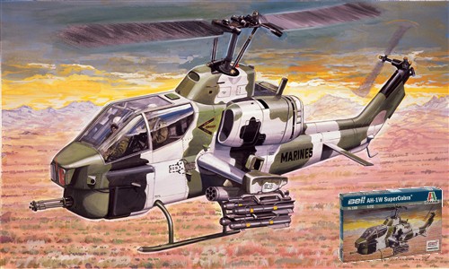 Italeri kit elicottero ah - kit,