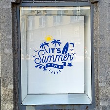 adesivi vetrine estate summer