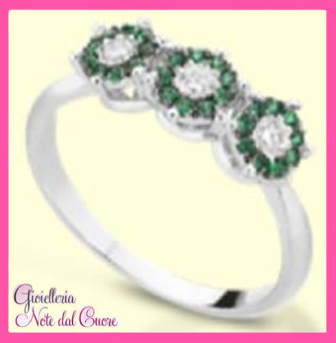 Anello trilogy oro 18k - b.,