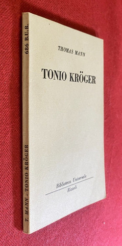 Thomas mann tonio - thomas, kroger