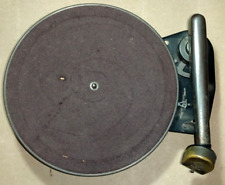 ANTICO PIATTO PER GRAMMOFONO CON MECCANICA LESA E PICK UP TELEFUNKEN ANNI 30