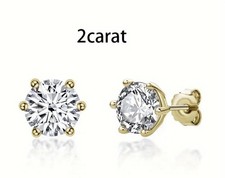 Orecchini 2.0 CT Moissanite