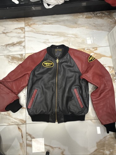 Vanson leathers red - leathers,