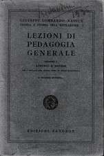 Lezioni di Pedagogia Generale
