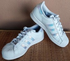 Adidas Superstar Art. FV3139 Bianco Rosa Mirror N.ro 37,5  Cm. 23.5 Perfette