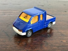 majorette ford transit con cassone il legno colore blu n 243