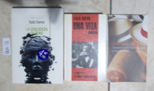LIBRO ITALO SVEVO LA COSCIENZA DI ZENO UNA VITA L'ASSASSINIO DI VIA BELPOGGIO