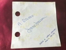 Autografo originale LASSE LARSSON (†2015)-Atalanta/SVEZIA/Trelleborg-IN PERSON 