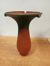 Paralume artistico i vetro verde arancio ocra