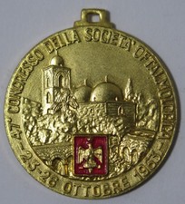 MEDAGLIA RICORDO PALERMO 1963 CONGRESSO SOCIETA' OFTALMOLOGICA ITALIANA MEDICINA