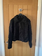 Giacca cardigan nero in maglia