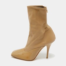 Stivaletti Burberry beige in