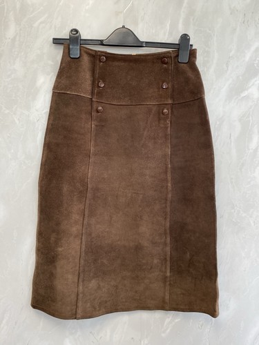 Gonna lunga marrone vintage